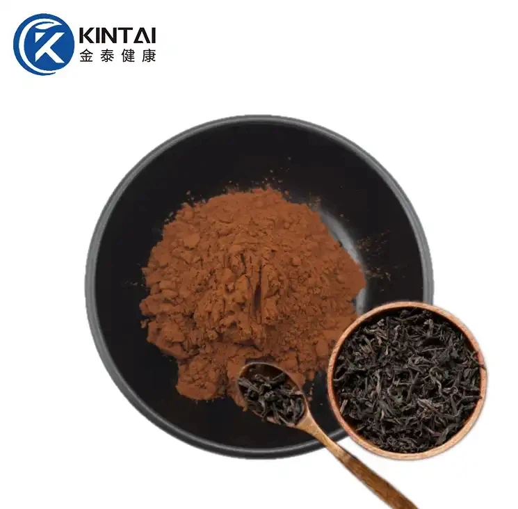 Svart te þykkni Theaflavin duft